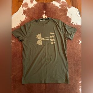 Under Armour men's green shirt 
size medium​